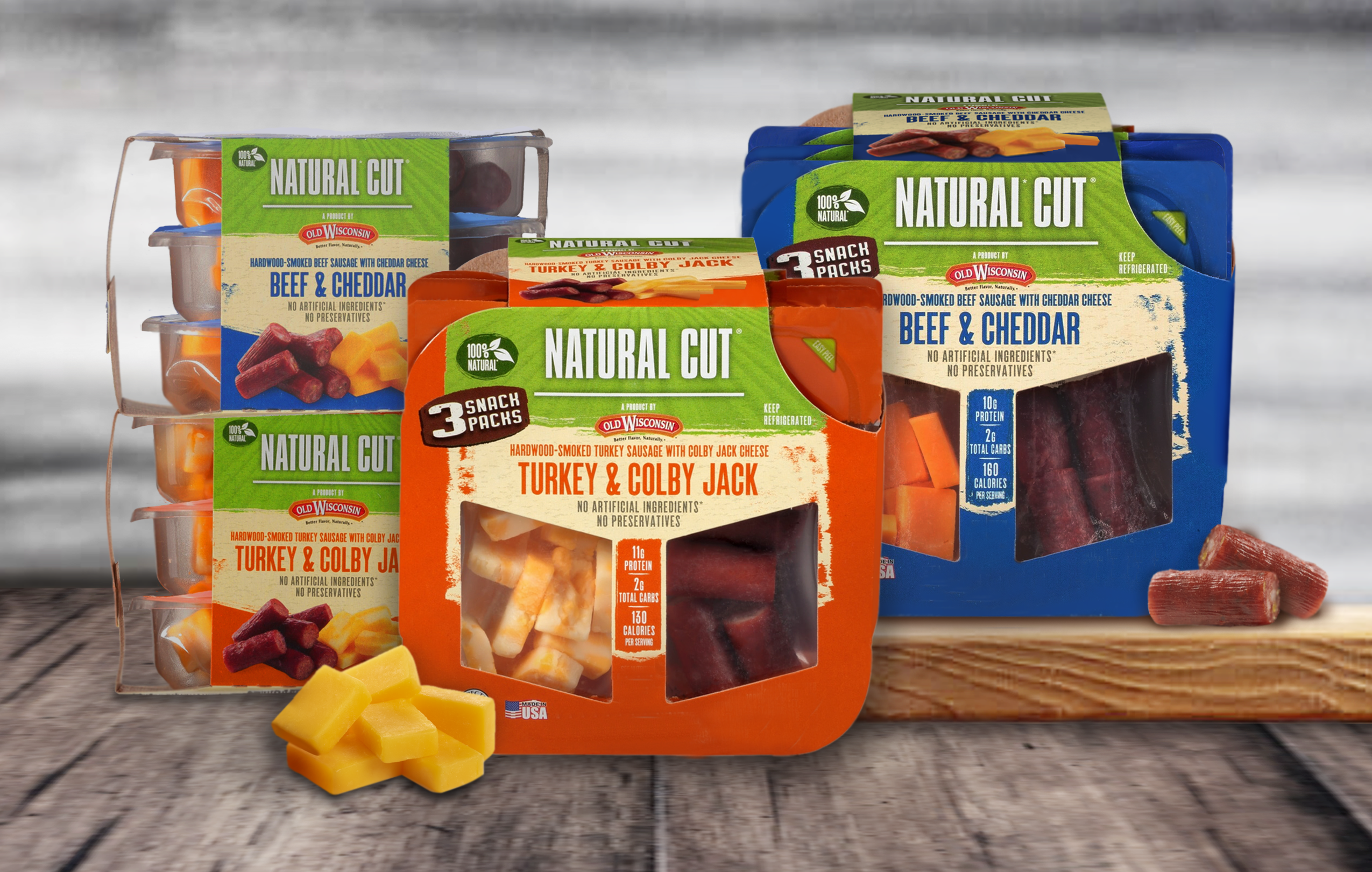 Snack packs designed by PKG