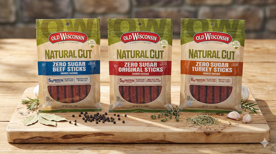 Natural Snack Sticks Packaging Design